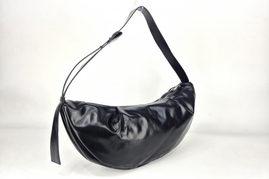 Burwood Tuck Hobo Bag BLACK